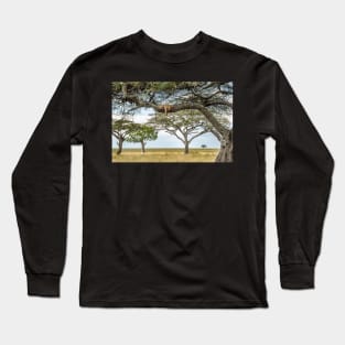 Serengeti Lion, African Wildlife Photography Long Sleeve T-Shirt